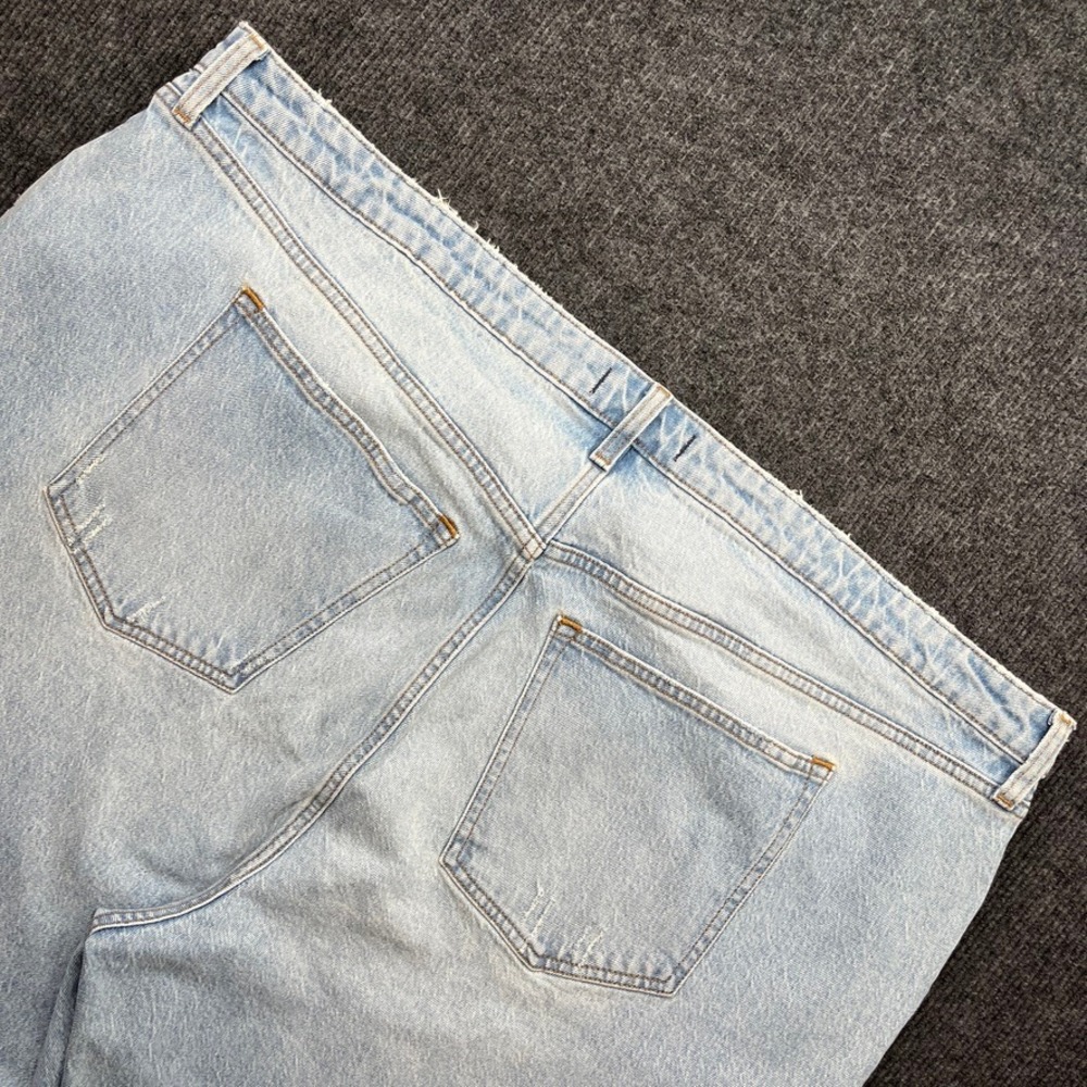 Abercrombie & Fitch The Vintage Flare High Rise Jeans Light Wash Blue 37 Short